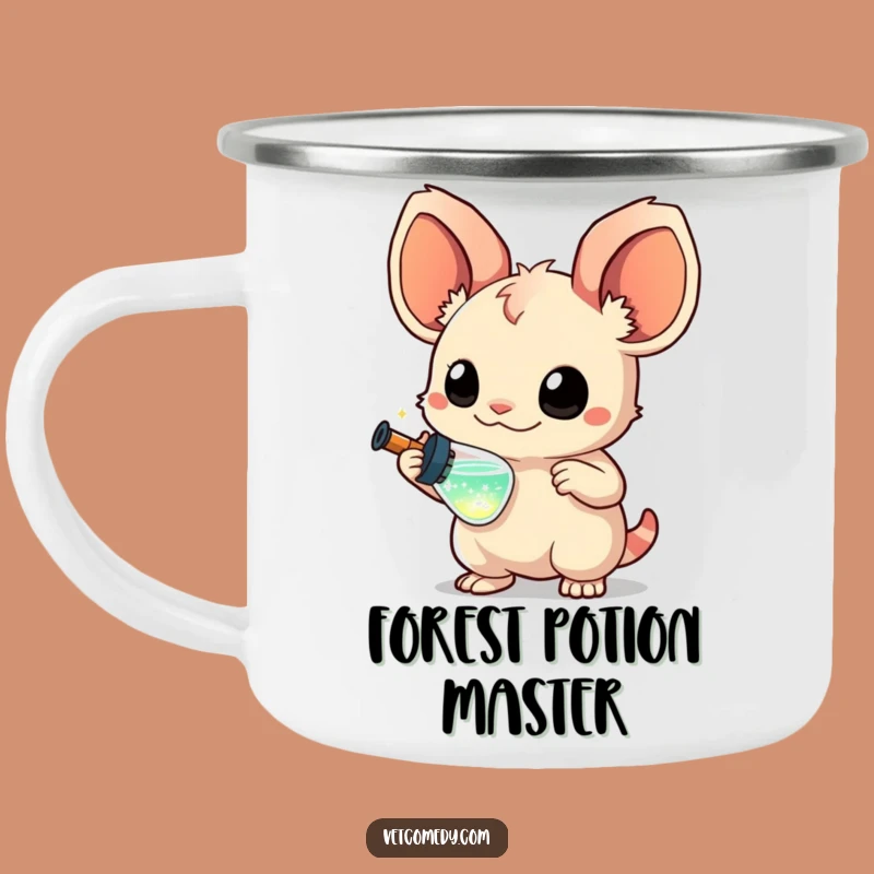 Funny Curious Creature Camping Mug: Whimsical Syringe Mug for Adventurous Souls