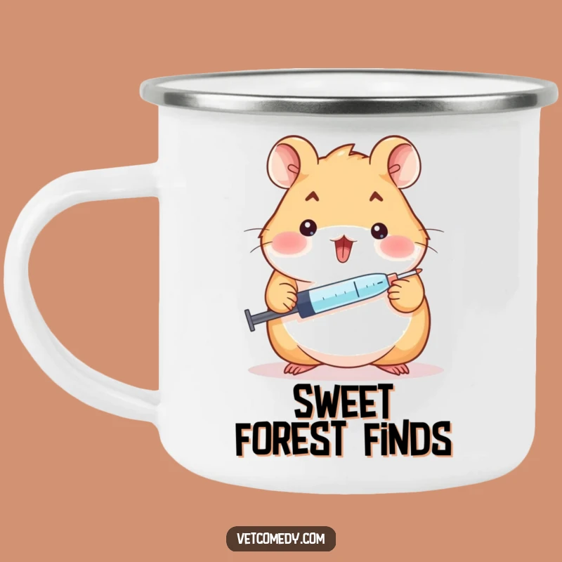 Funny Hamster Doctor Camping Mug - Cheerful Sweet Medic On The Go - Perfect Pet Adventure Gift