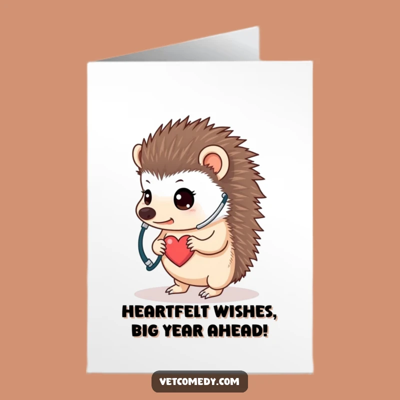 Free Printable Hedgehog Birthday Card: Funny DIY Downloadable Gift for Animal Lovers
