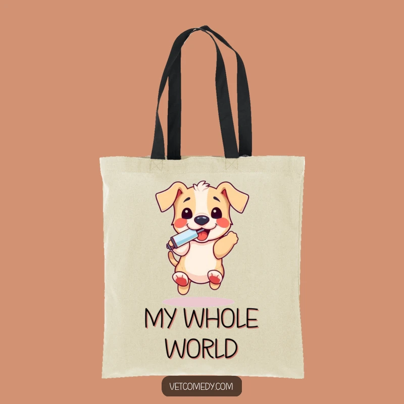 Funny Puppy Thermometer Tote Bag - Carry Excitement & Style - Ideal Pet Fan Gift